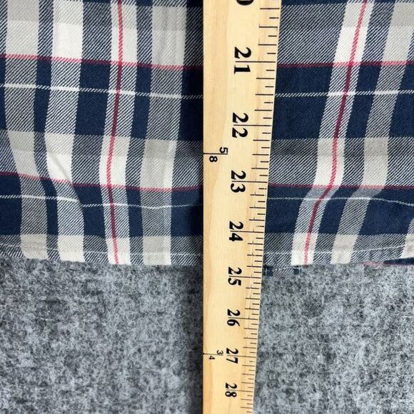 Ralph Lauren Shirt Womens S Plaid Ruffle Neck Western Rodeo Business Casual - Picture 5 of 5